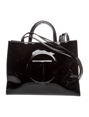 Telfar Patent Leather Crossbody Bag