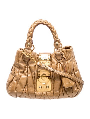 Leather Top Handle Bag