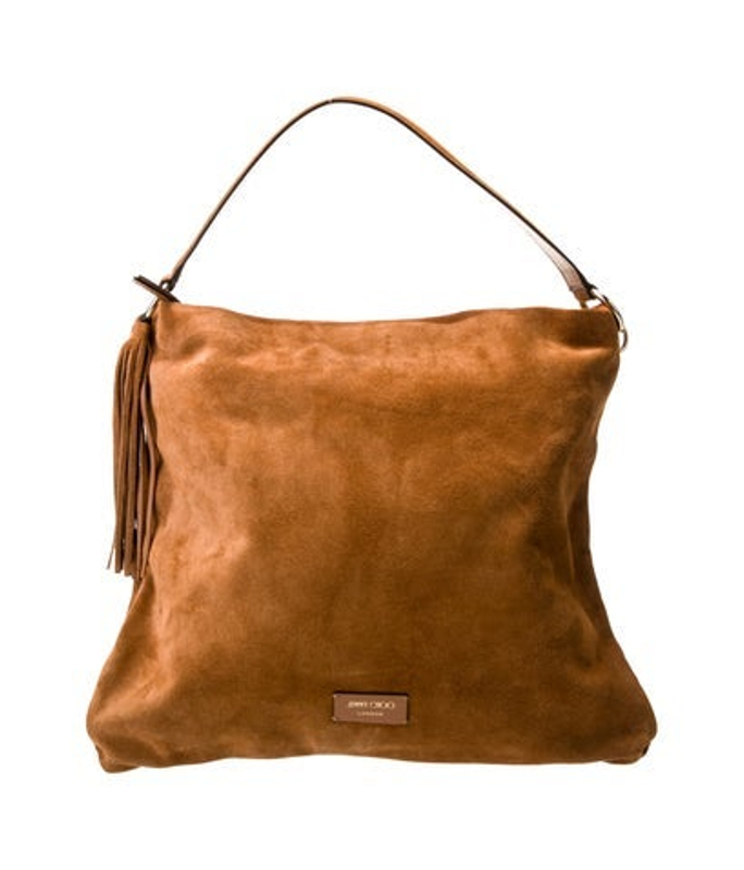 Jimmy Choo Choo Suede Shoulder Bag