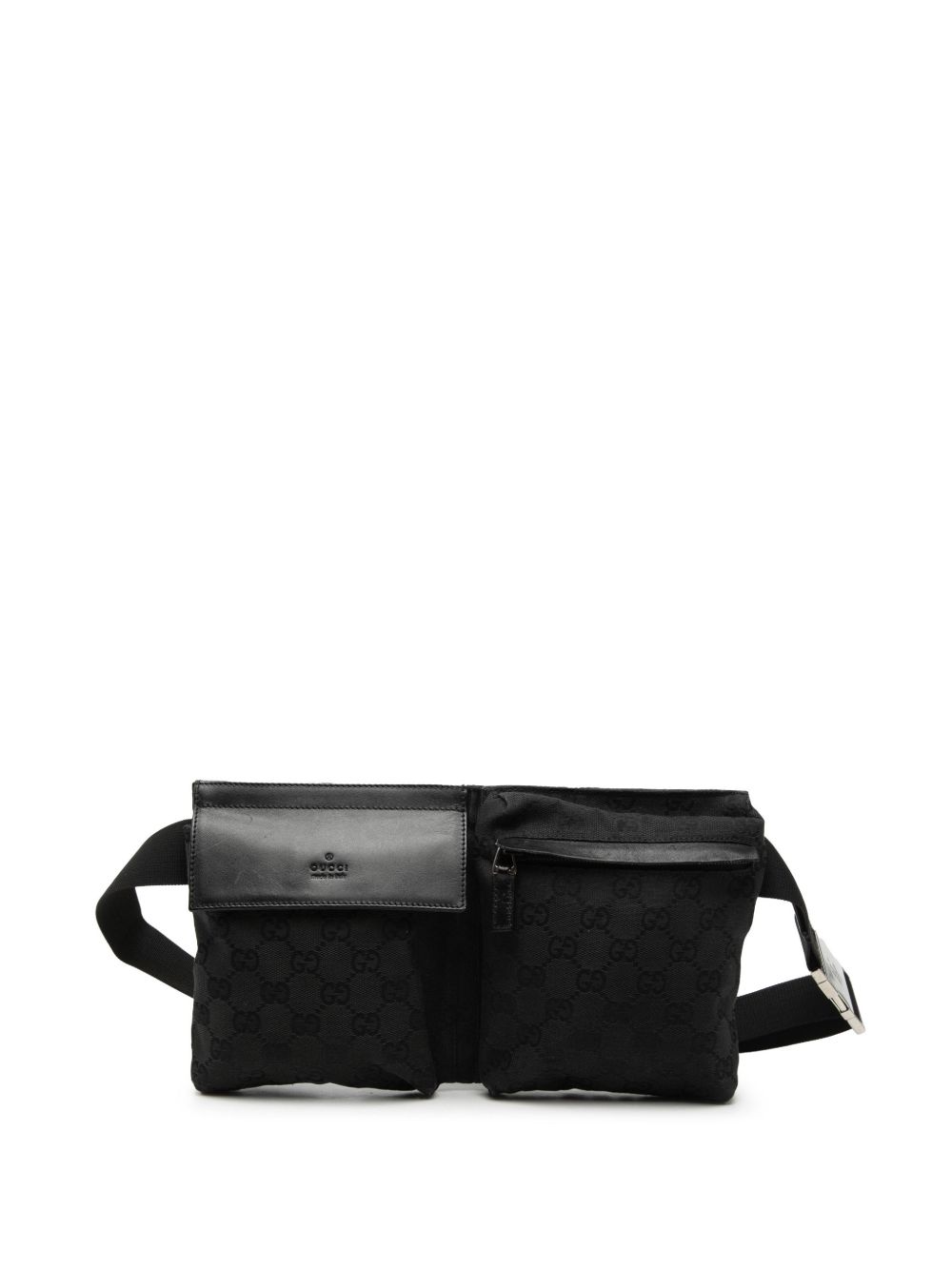 2000-2015 GG Canvas Double Pocket belt bag