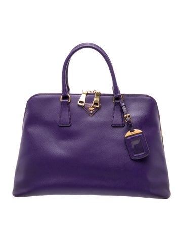 Saffiano Lux Leather Top Handle Bag