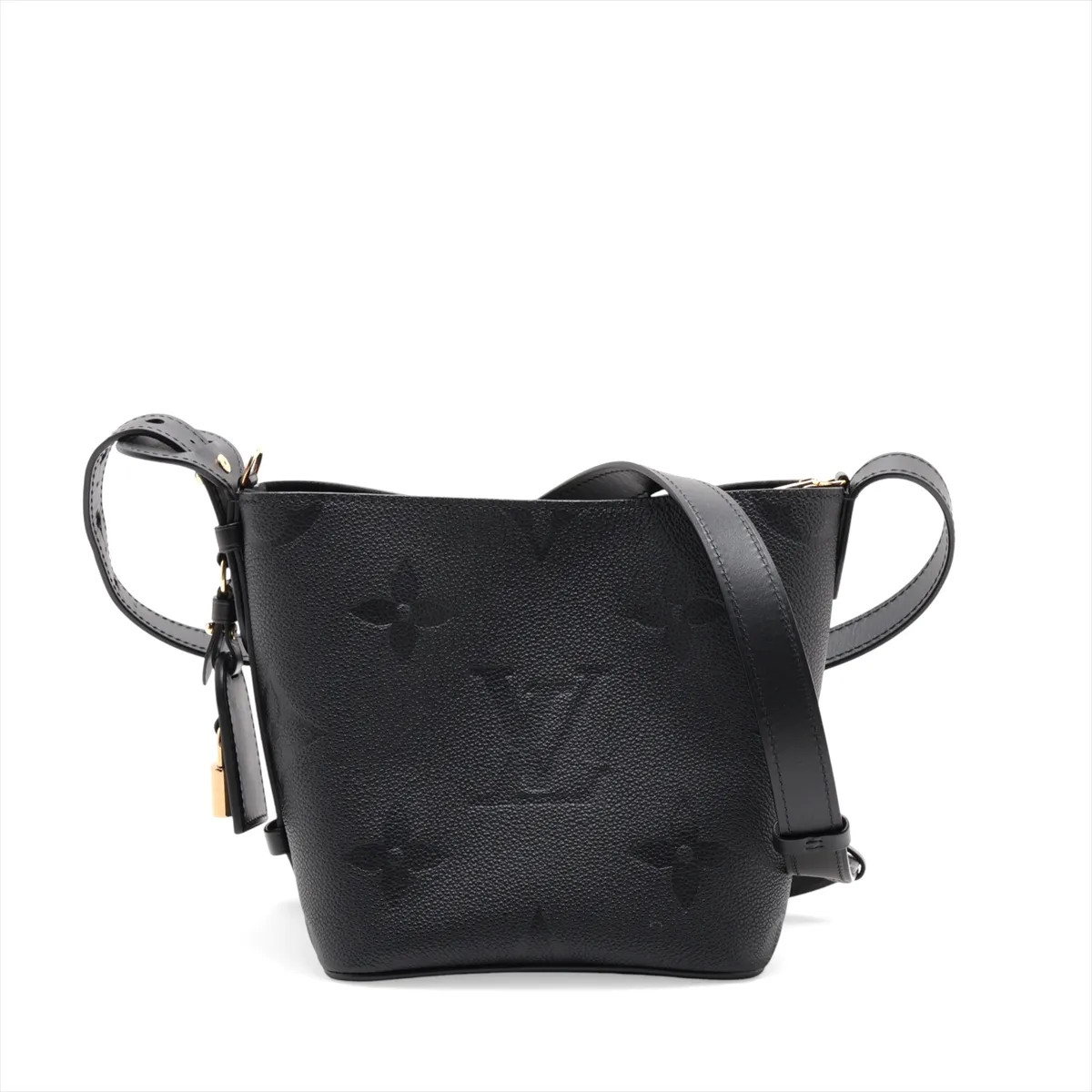 Louis Vuitton monogram empreinte All in BB M13480 Black There was an RFID respon
