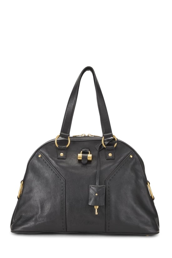 Black Leather Muse Large