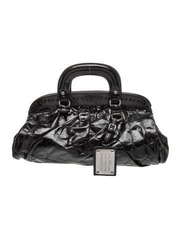 Leather Top Handle Bag