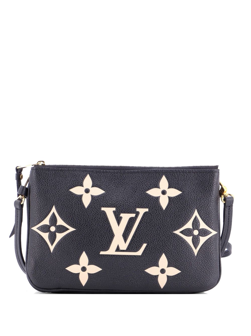 Double Zip Pochette Bicolor Monogram Empreinte Giant crossbody bag