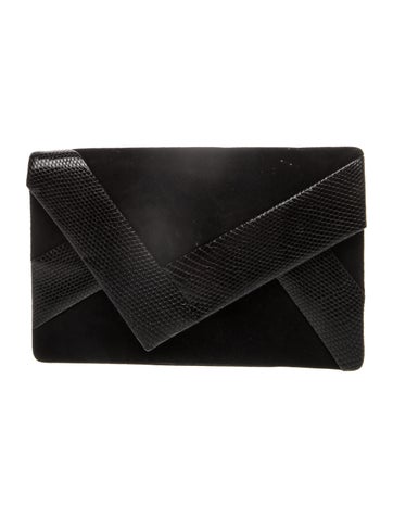 Suede Clutch
