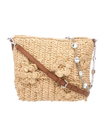 Raffia Shoulder Bag