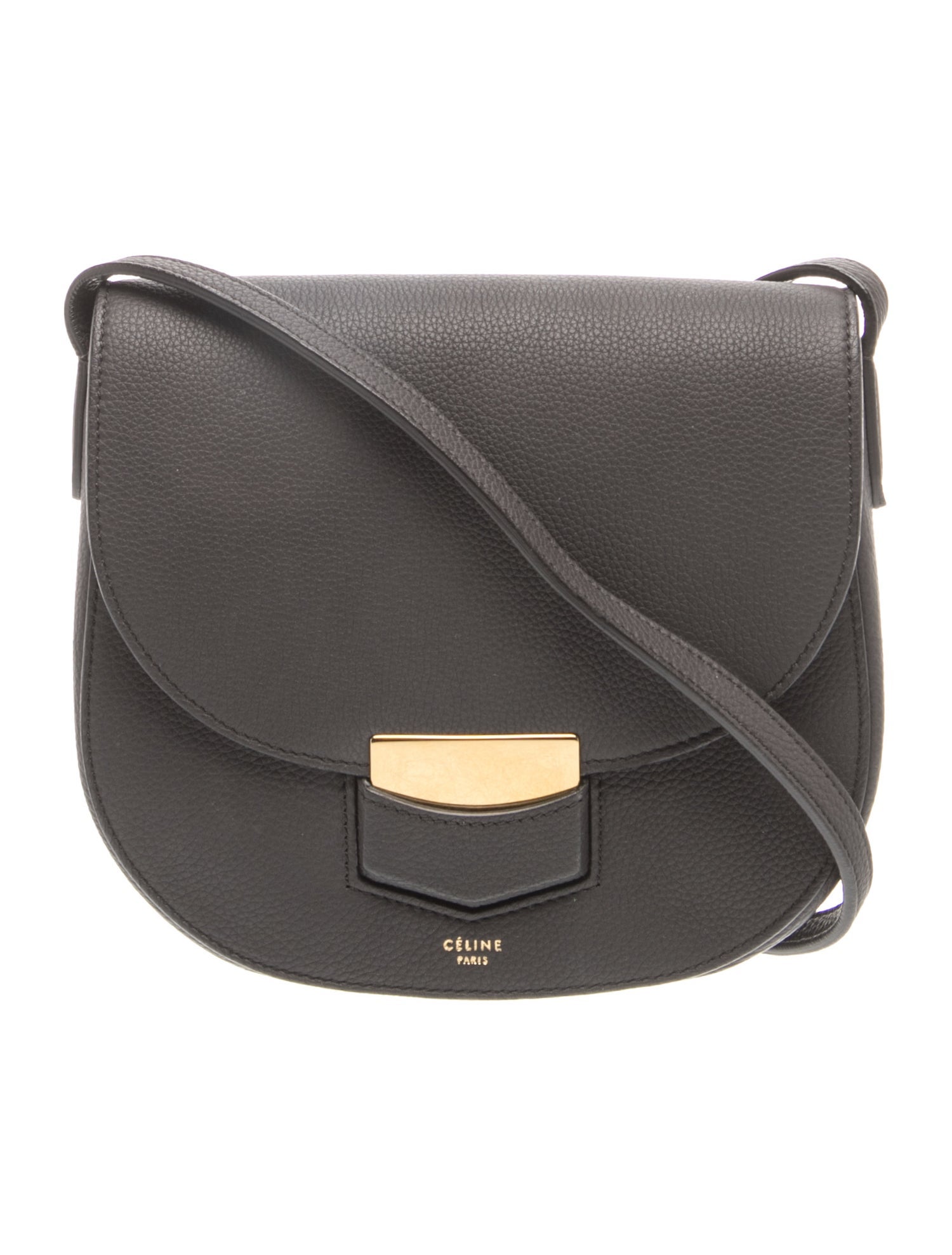 Celine Leather Trotteur Small
