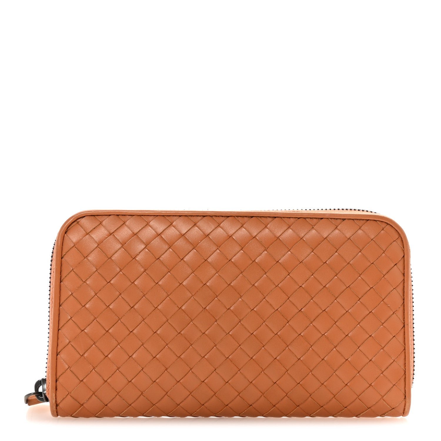 Bottega Veneta Nappa Intrecciato Zip Around Wallet Toscana