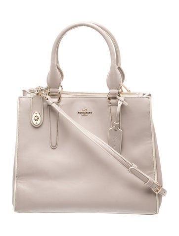 Leather Top Handle Bag