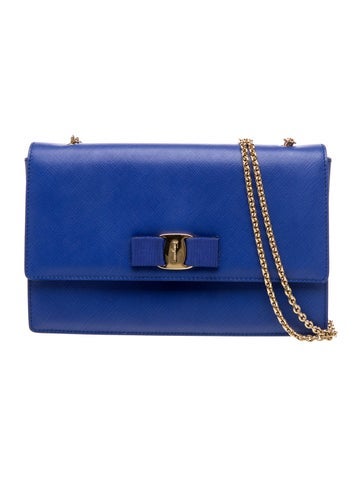 Ferragamo Saffiano Leather Crossbody Bag
