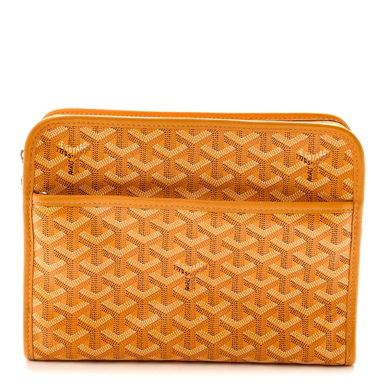 Goyard Goyardine Jouvence Toiletry Pouch Yellow