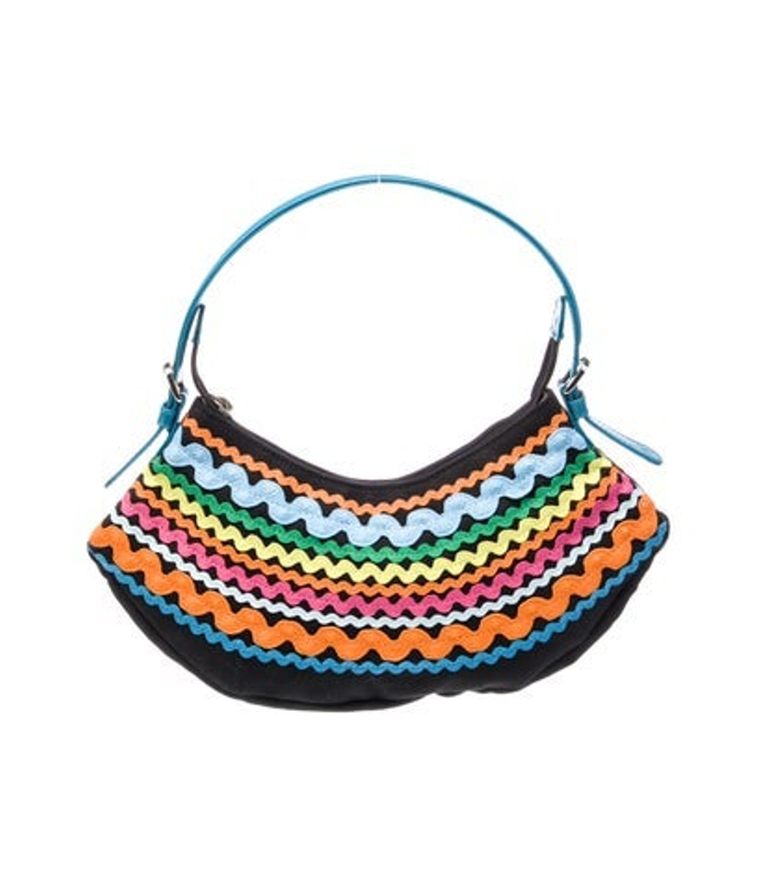 Moschino Canvas Top Handle Bag