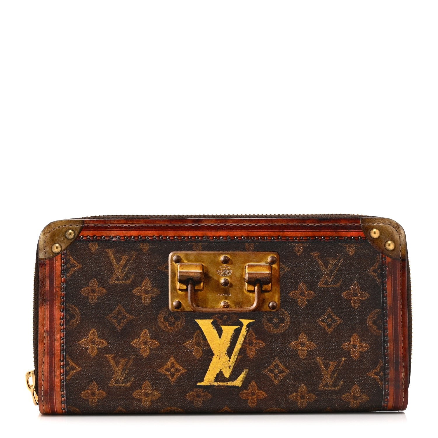 Louis Vuitton Transformed Monogram Time Trunk Zippy Wallet