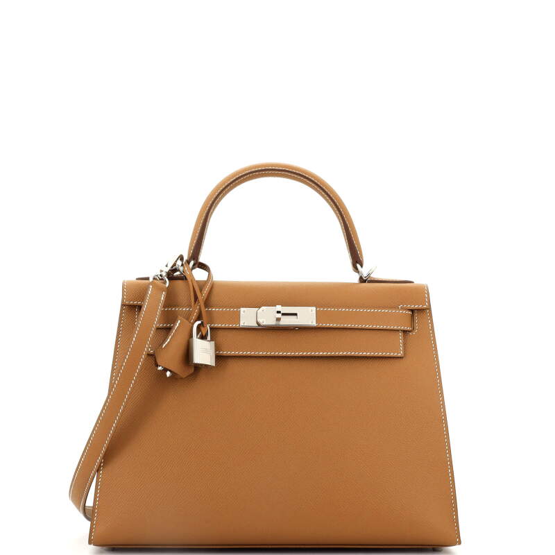 Gold Epsom Sellier Kelly 28 Palladium Hardware, 2022