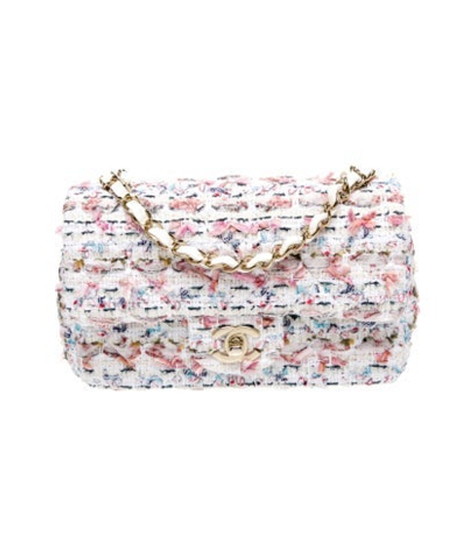 Chanel Classic Tweed Rectangular Mini Flap Bag