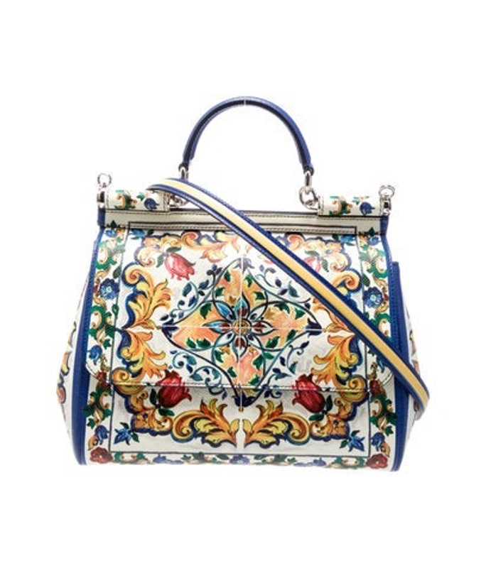 Dolce & Gabbana Gabbana Majolica Top Handle Bag W Tags