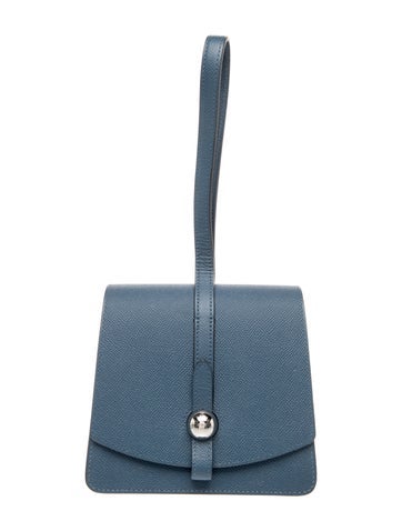 Moynat Leather Top Handle Bag