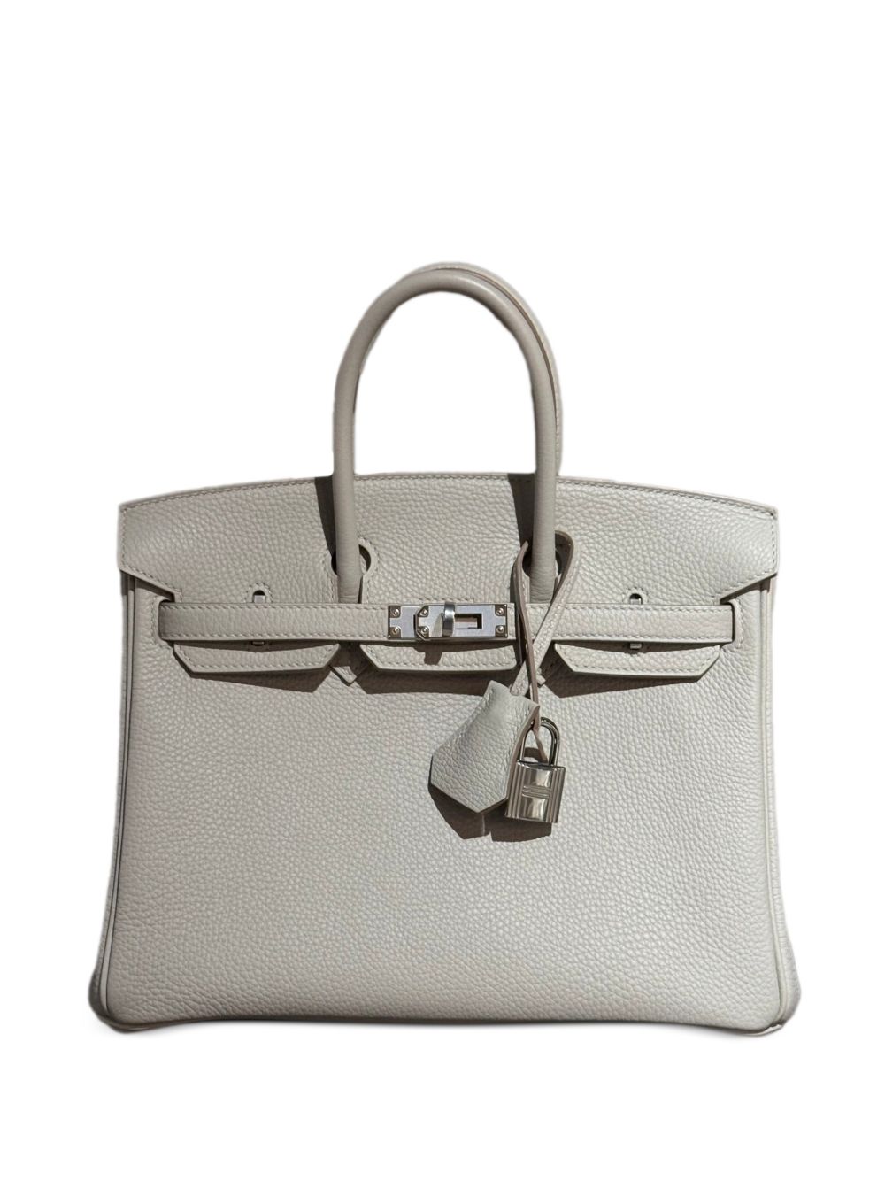 Hermes 2023 25 Birkin leather tote bag