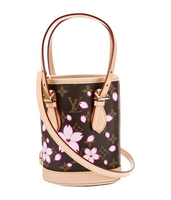 Louis Vuitton Vuitton Monogram Cherry Blossom Bucket Nano 2025