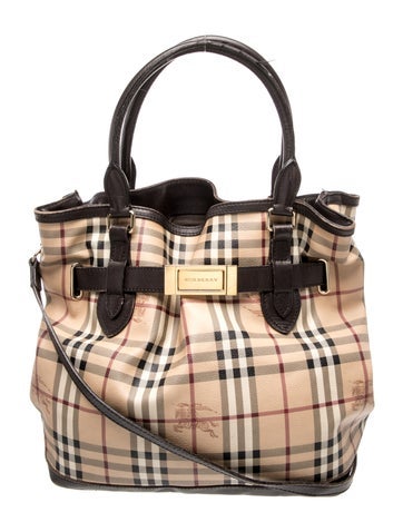Haymarket Check Top Handle Bag