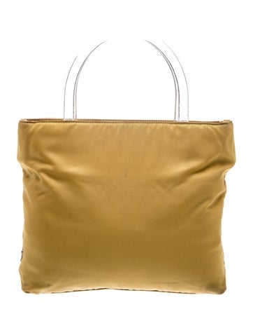 Tessuto Nylon Top Handle Bag Vintage