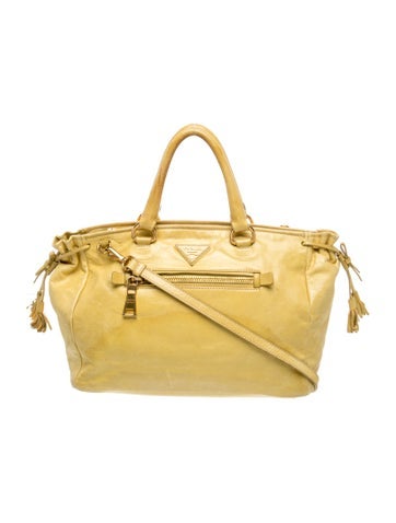 Glace Calf Leather Top Handle Bag
