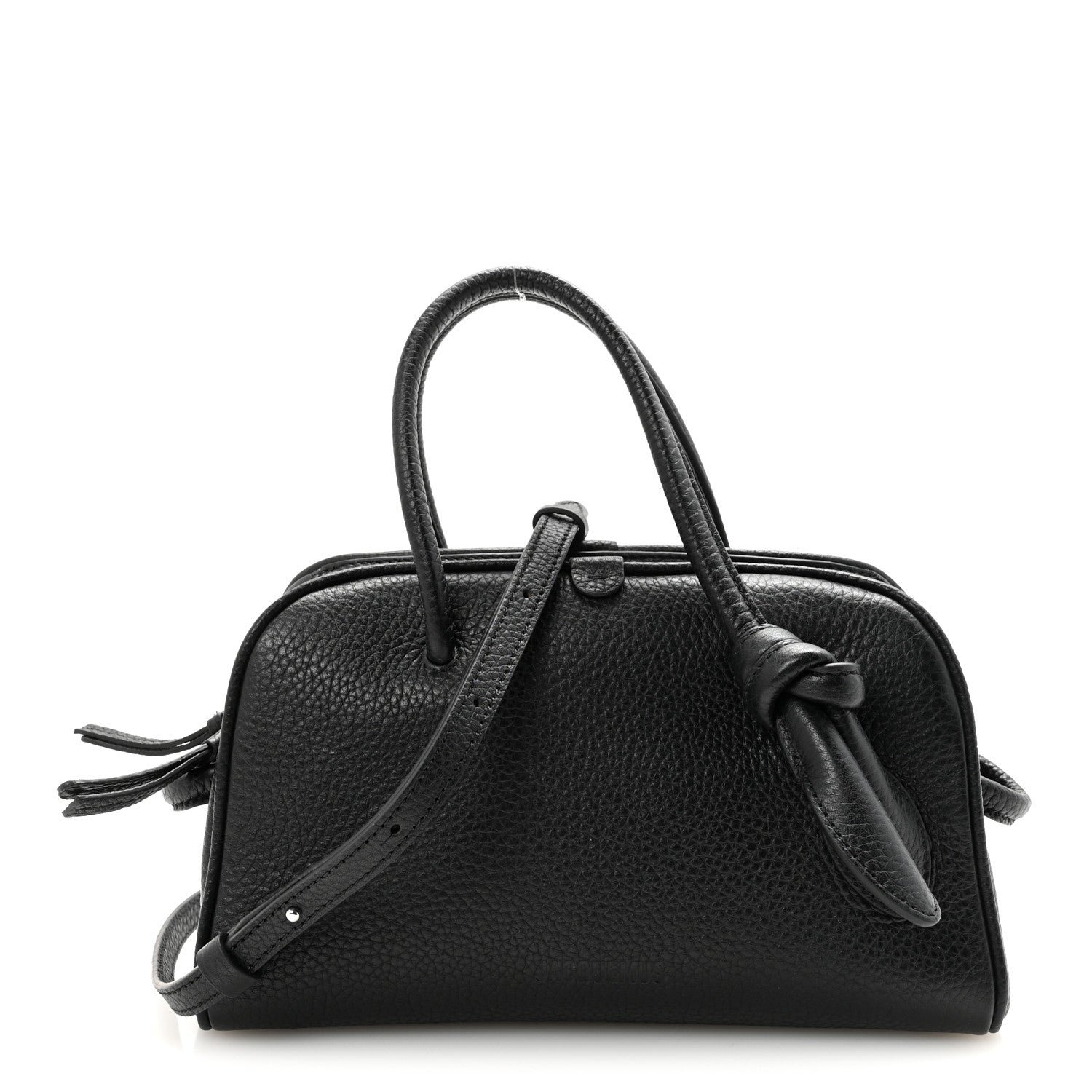 Jacquemus Jacquemus Grained Calfskin Le Petit Turismo Black