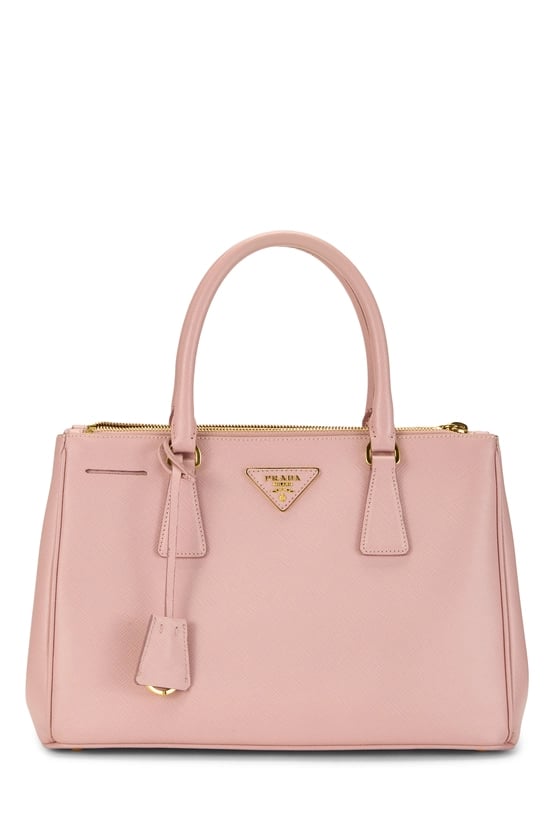 Pink Saffiano Executive Tote Medium