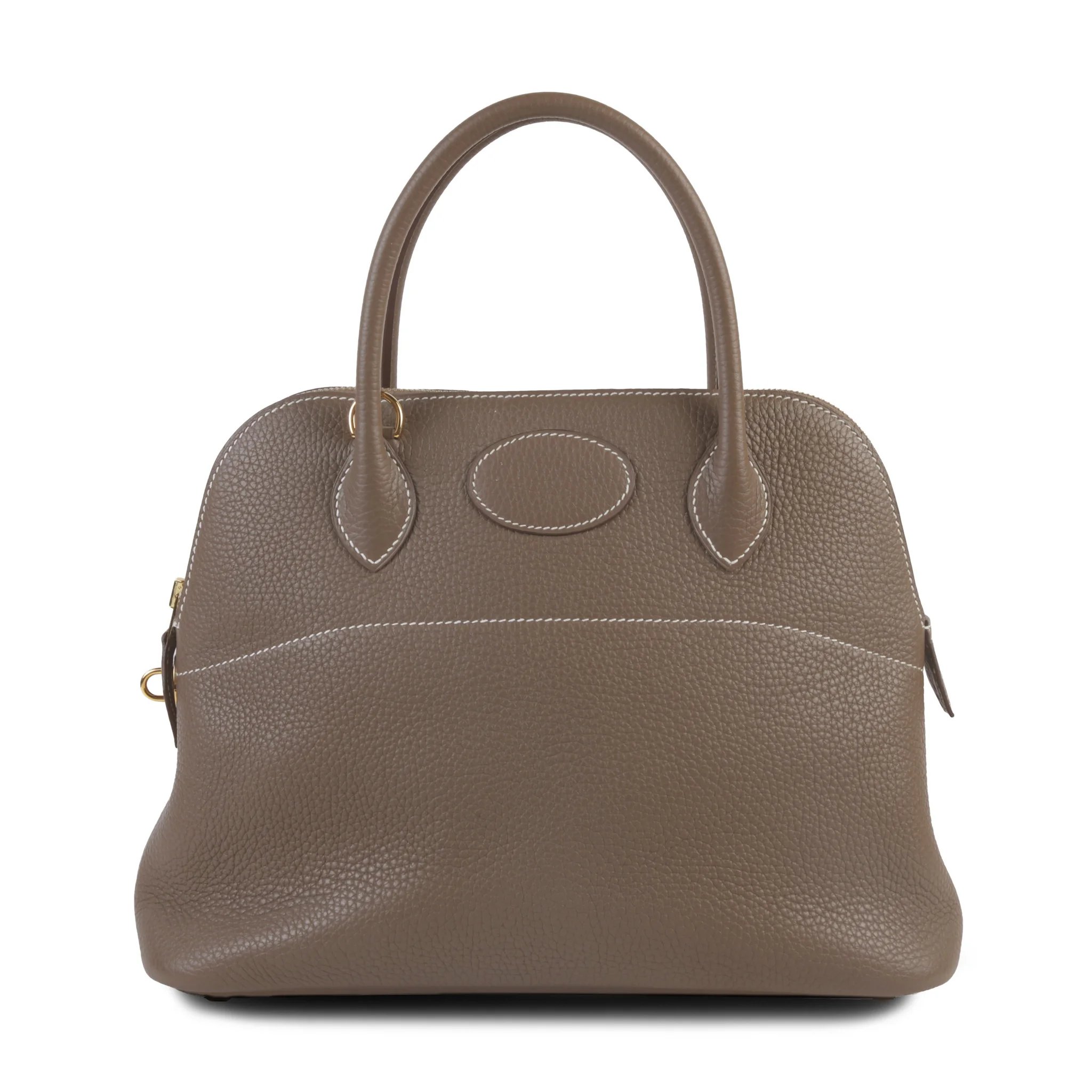 Very Good ( Rank A) HERMÈS Bolide 31 Etoupe (18) Clemence Gold hardware D (2019)