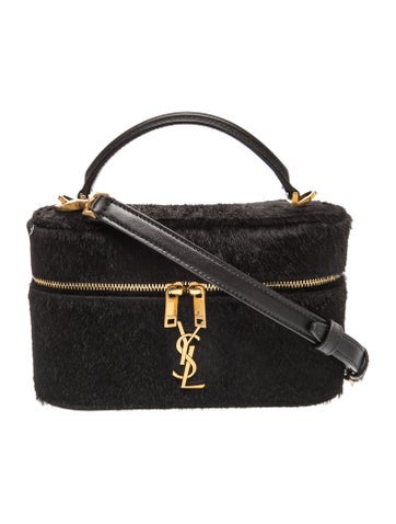 Leather Ponyhair Gaby Vanity Bag 20