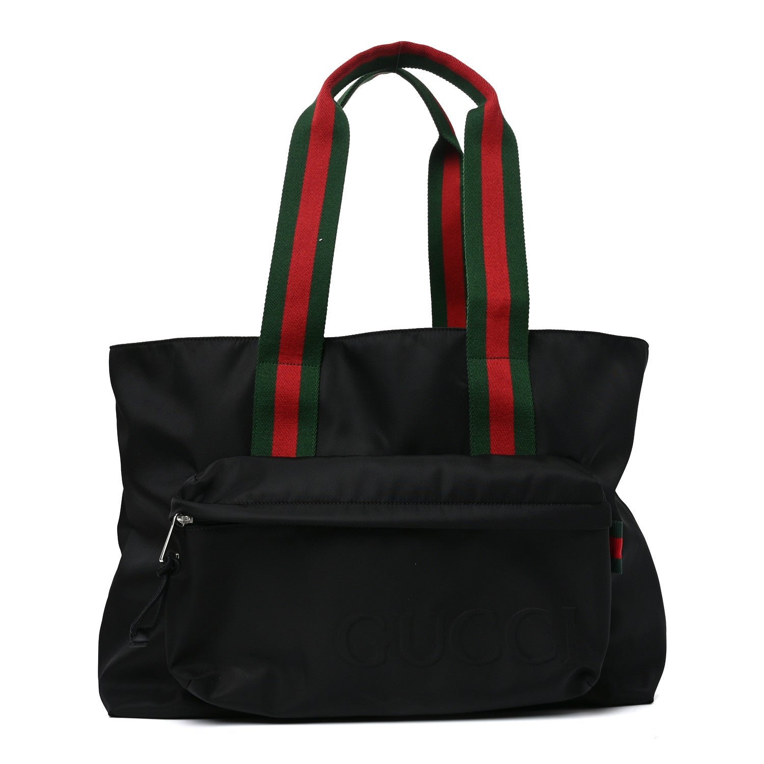 Gucci Nylon Logo Tote Black