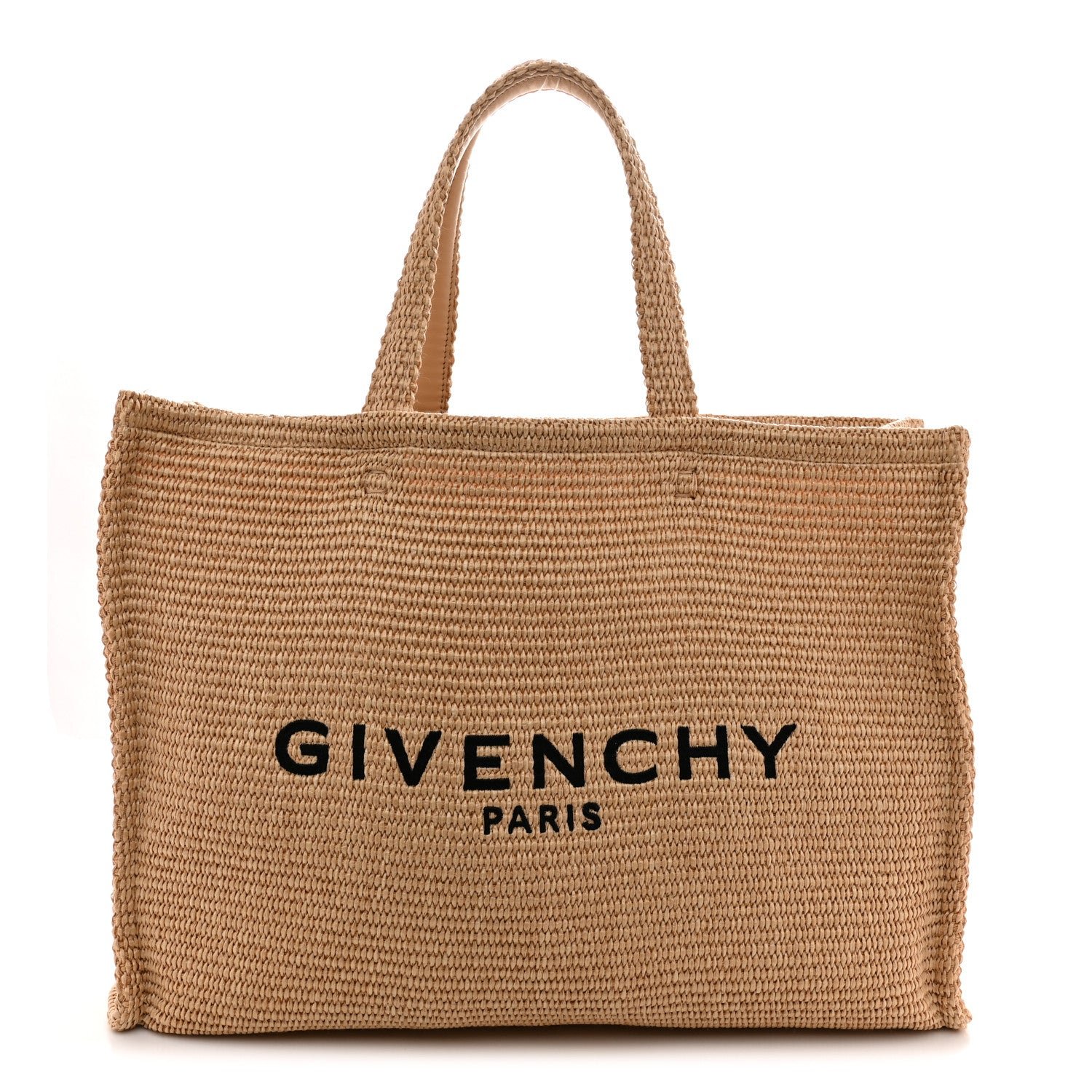 Givenchy Raffia Large G Shopping Tote Natural