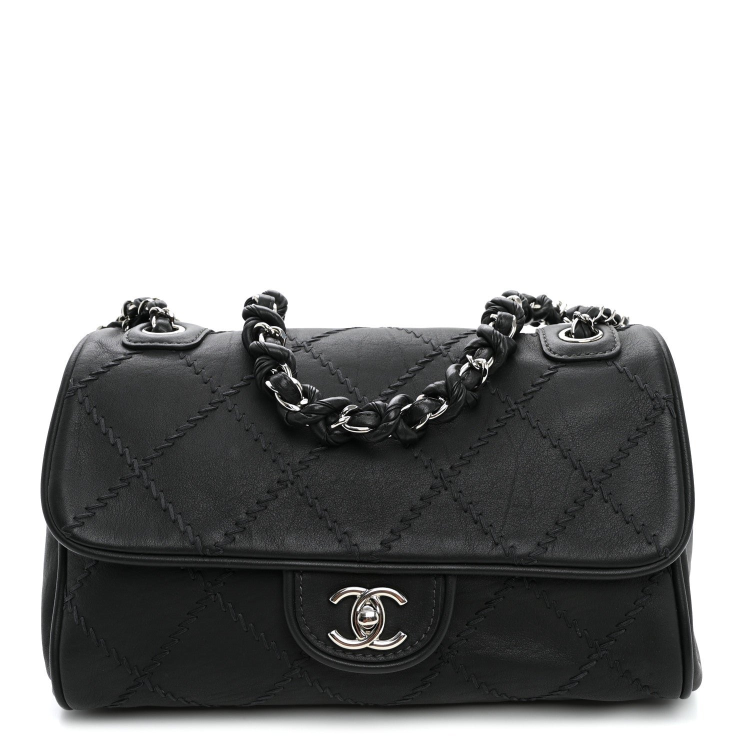 Chanel Calfskin Ultimate Stitch Flap Gray