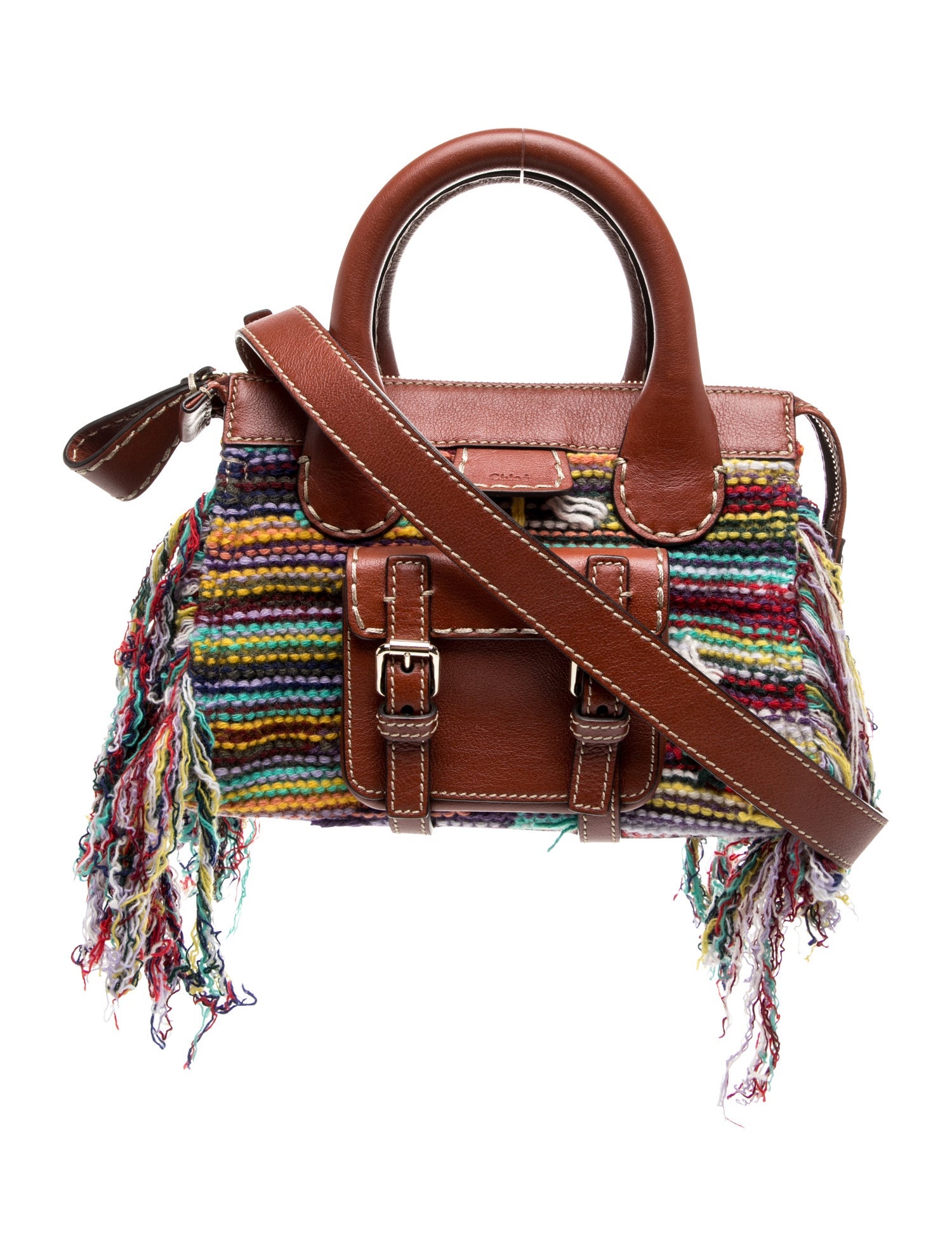 Wool Top Handle Bag