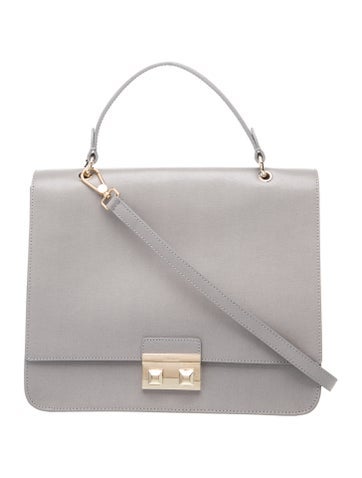 Leather Top Handle Bag