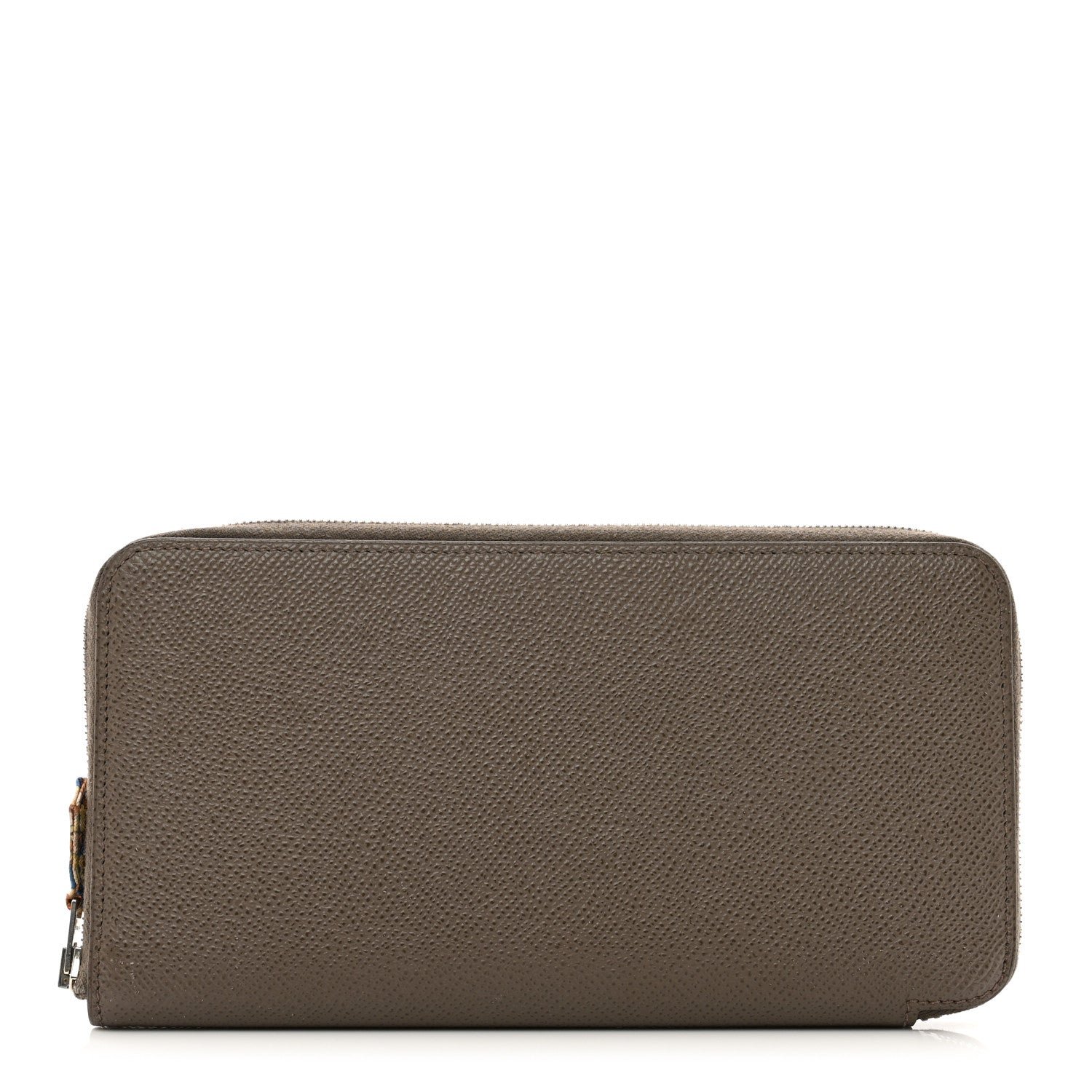Hermes Epsom Silk'In Wallet Etoupe