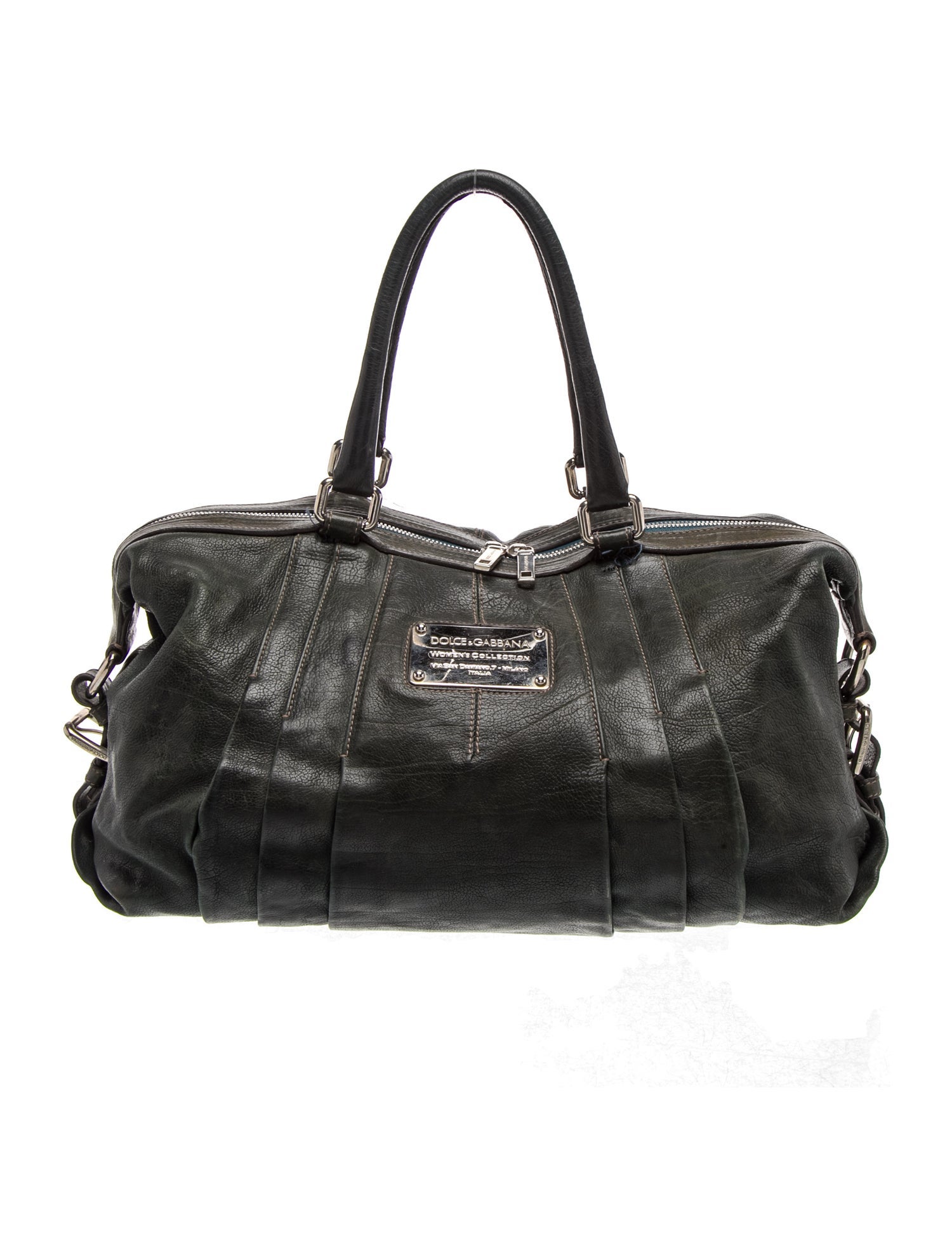 Leather Top Handle Bag