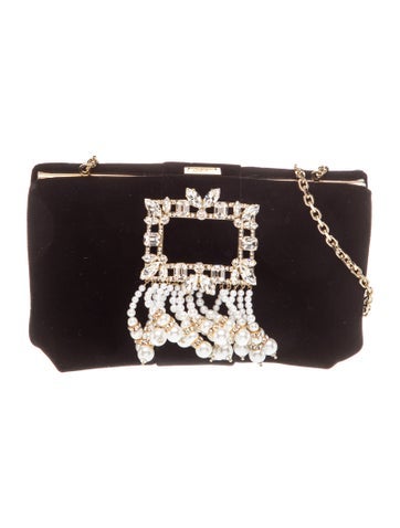 Roger Vivier Velvet Evening Bag