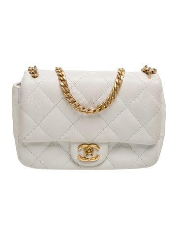Caviar Quilted Mini Sweetheart Rectangular Flap Bag