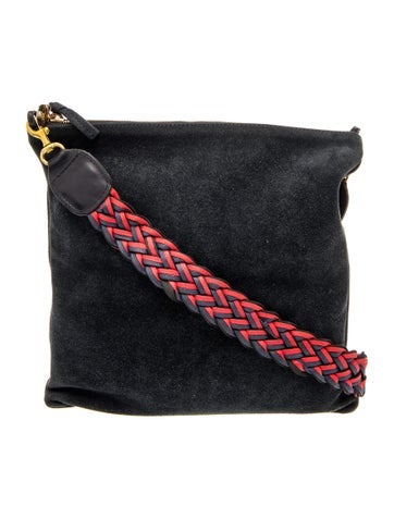 Suede Messenger Bag