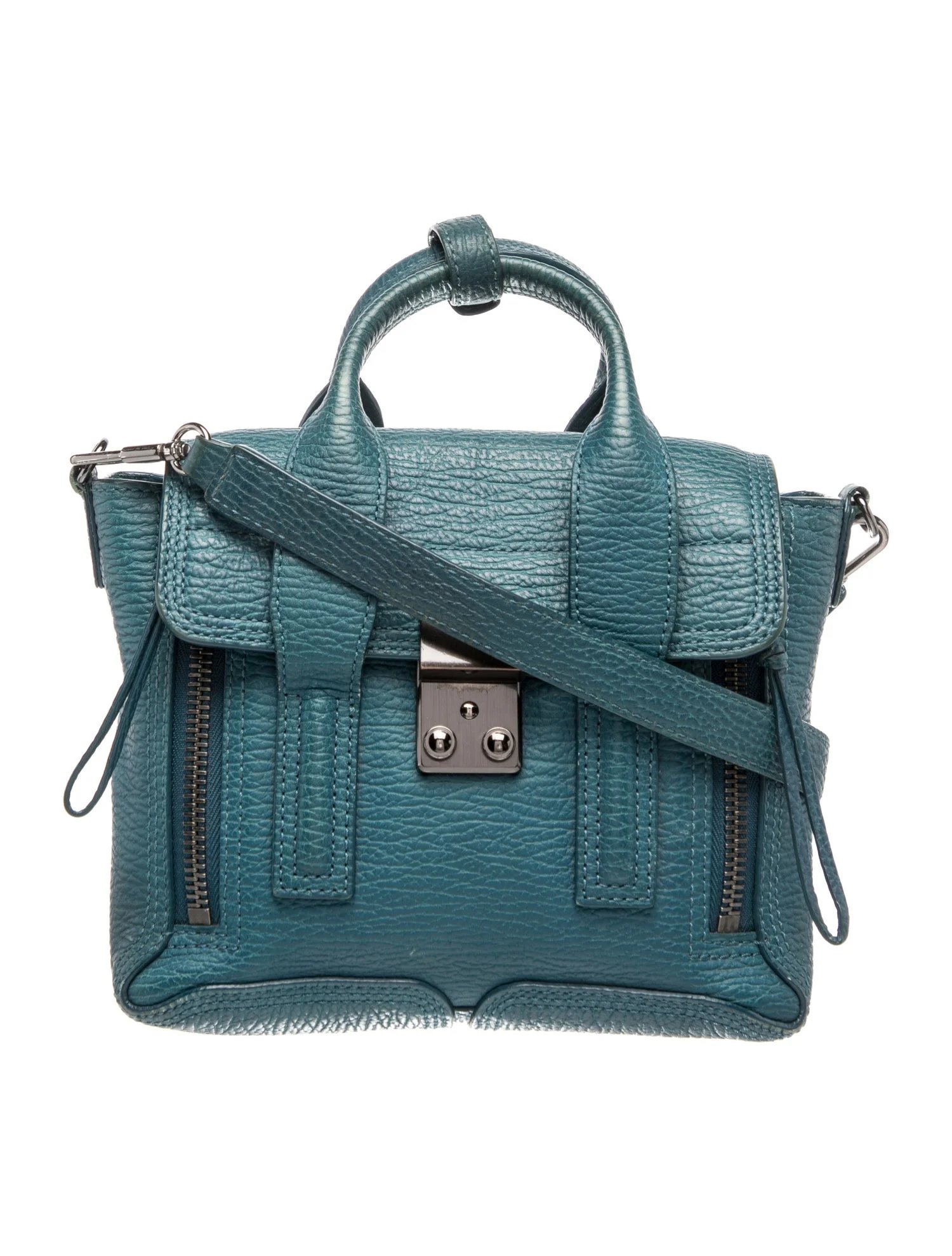 Leather Top Handle Bag