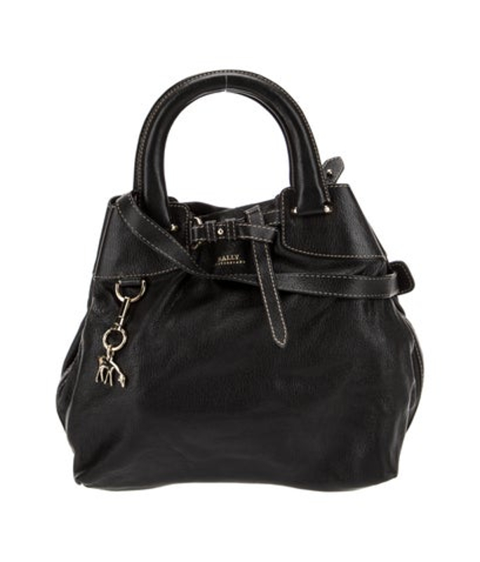 Bally Leather Top Handle Bag