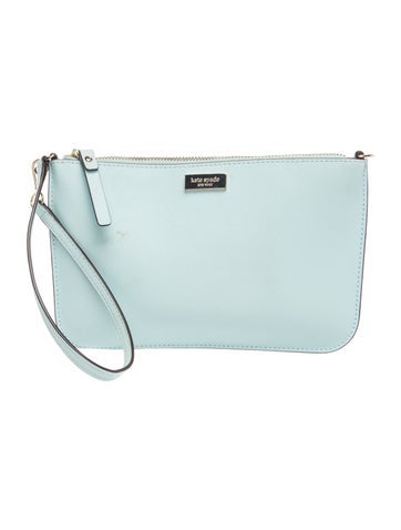 Saffiano Leather Clutch
