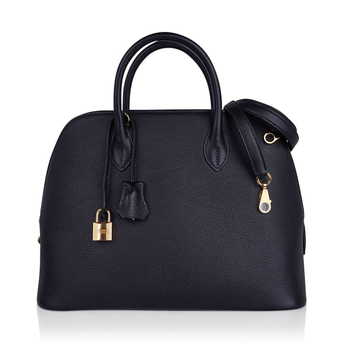 Hermes Hermes Bolide 1923 30 Bag Black Taurillon Novillo Leather Gold Hardware