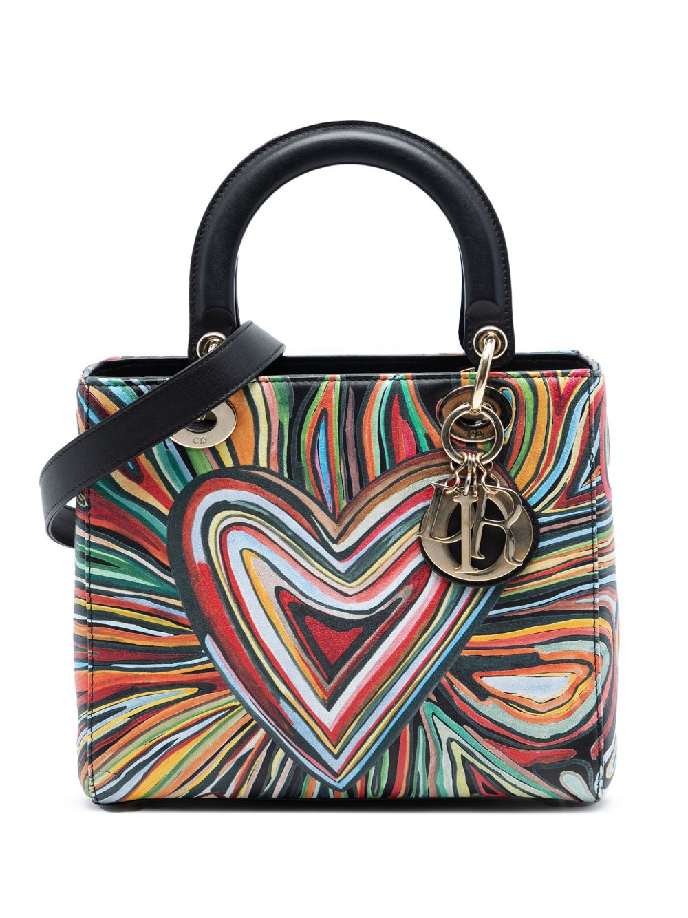 2018 Limited Edition DiorAmour Medium Calfskin Lady Dior satchel