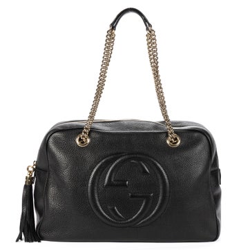 Leather Soho Shopping Tote