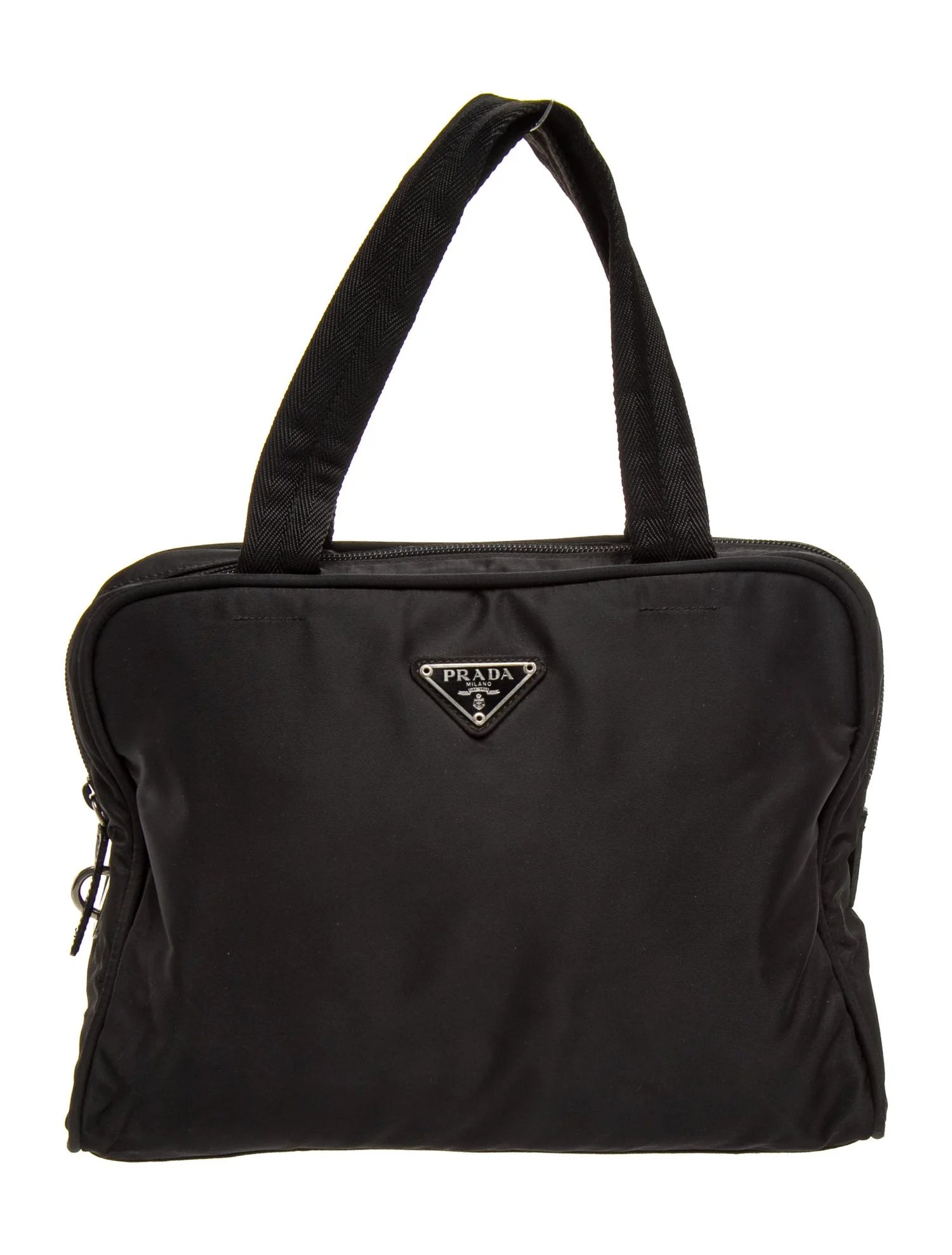 Tessuto Nylon Top Handle Bag Vintage
