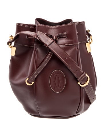 Cartier Leather Bucket Bag