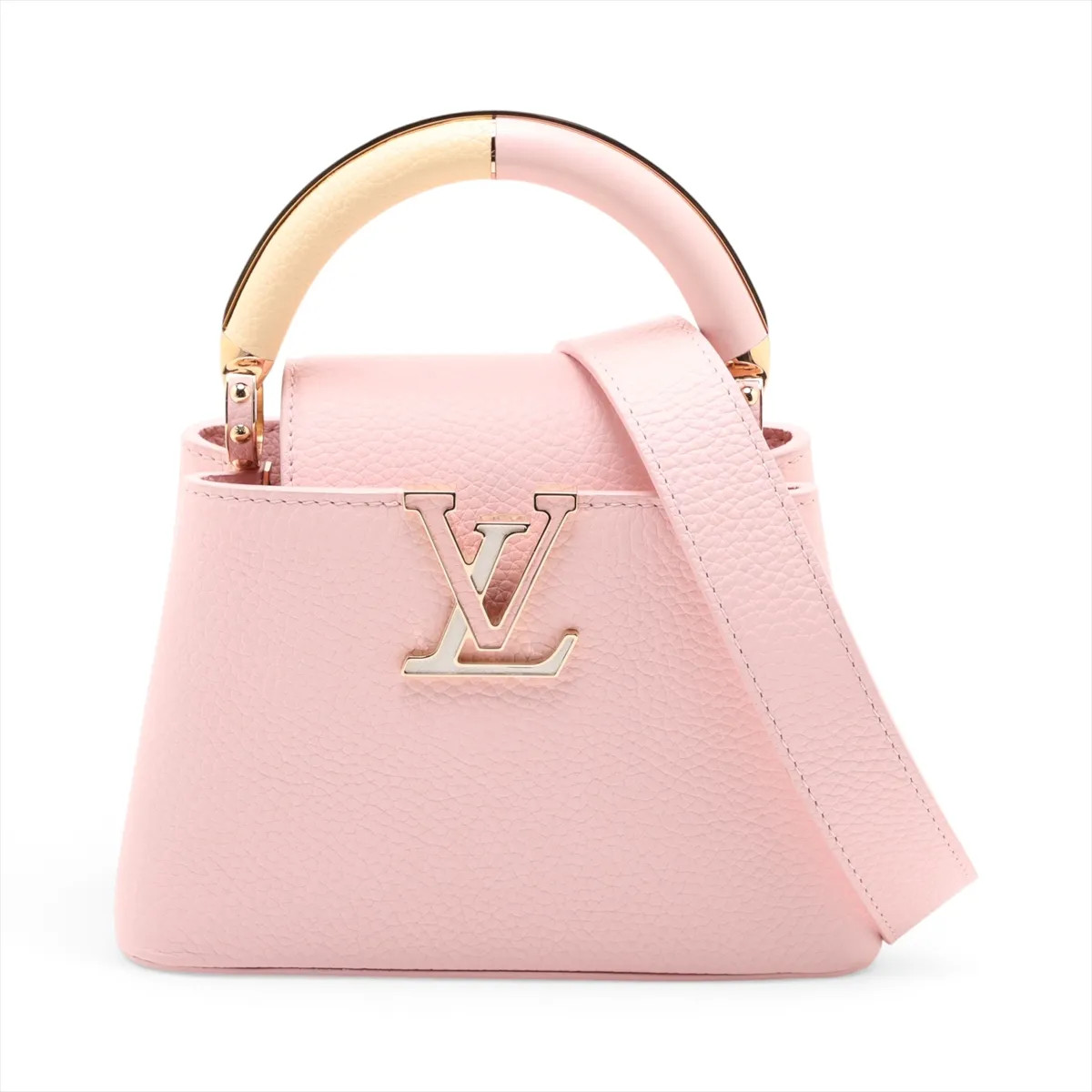 Louis Vuitton Taurillon CapucinesMINI M24688 Pink